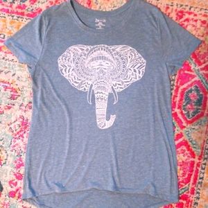 Mandala elephant tee